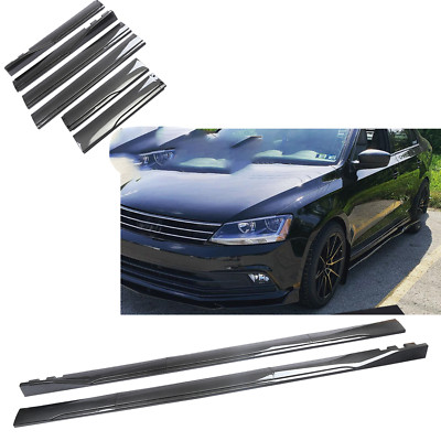 Carbon Fiber Side Skirt Rocker Panel Fit Fit For Kia Rio Polypropylene ...