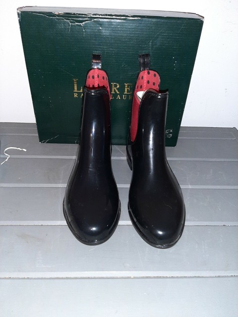 DESIGNER Rainboots Size 7 Ralph Lauren 