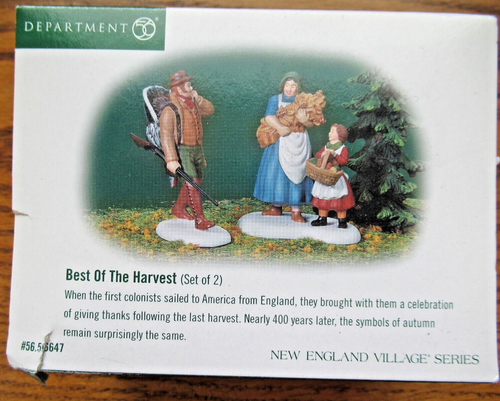 Dept 56 New England Village - Best Of The Harvest - 2-teiliges Set