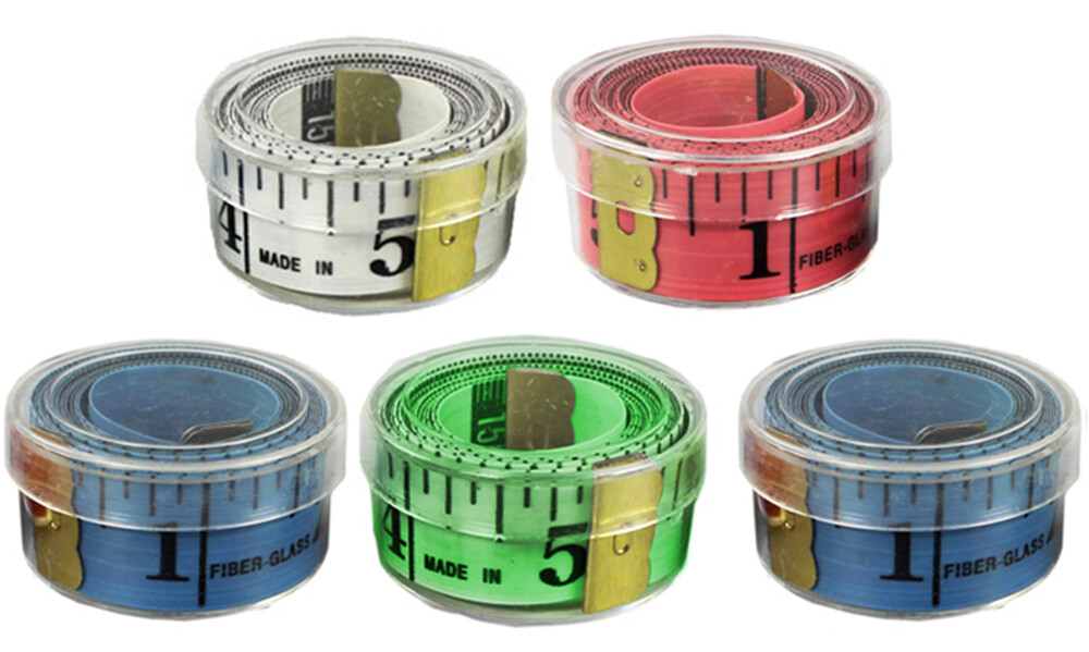 10x Maßband zum Basteln, Schneidern oder für die Baustelle [Auswahl variiert]