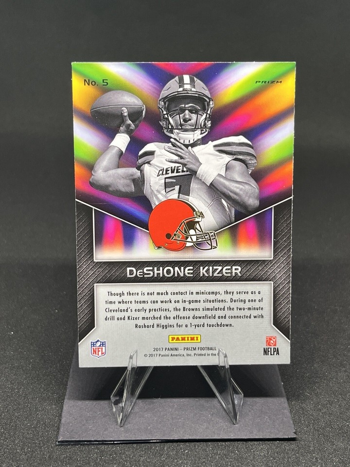 DeShone Kizer 2017 Panini SILVER PRIZM #5 Cleveland Browns Card | eBay