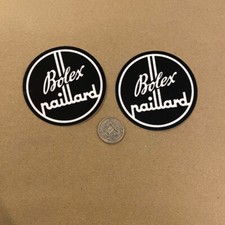 2x Bolex Paillard stickers 16mm cinema film camera rex 5 aaton scoopic