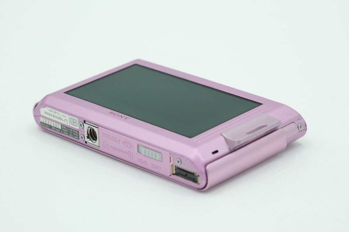 ソニー SONY Cyber-shot DSC-T77 ピンク SONY Cyber-shot DSC-T77 Pink 10.1MP 4x Optical Zoom Digital Camera