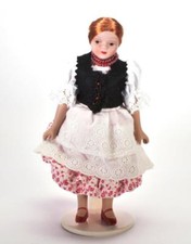 Jász - BAMBOLA IN PORCELLANA ATLAS NEI COSTUMI TRADIZIONALI UNGHERESI - 008