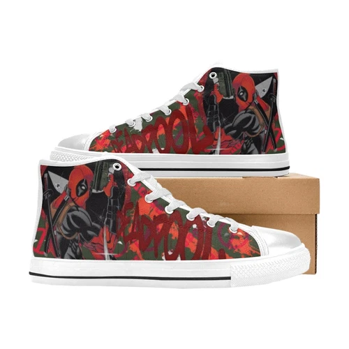 Deadpool High Tops Shoes Sneakers