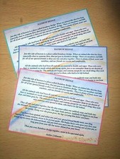 Rainbow Bridge Poem Card Plastic Sleeve Pet Loss Dog Pup Gift Sympathy Keepsake