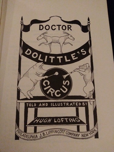 Doctor Dolittle's Circus HUGH LOFTING 1952 HC fun fantasy classic - Picture 3 of 8