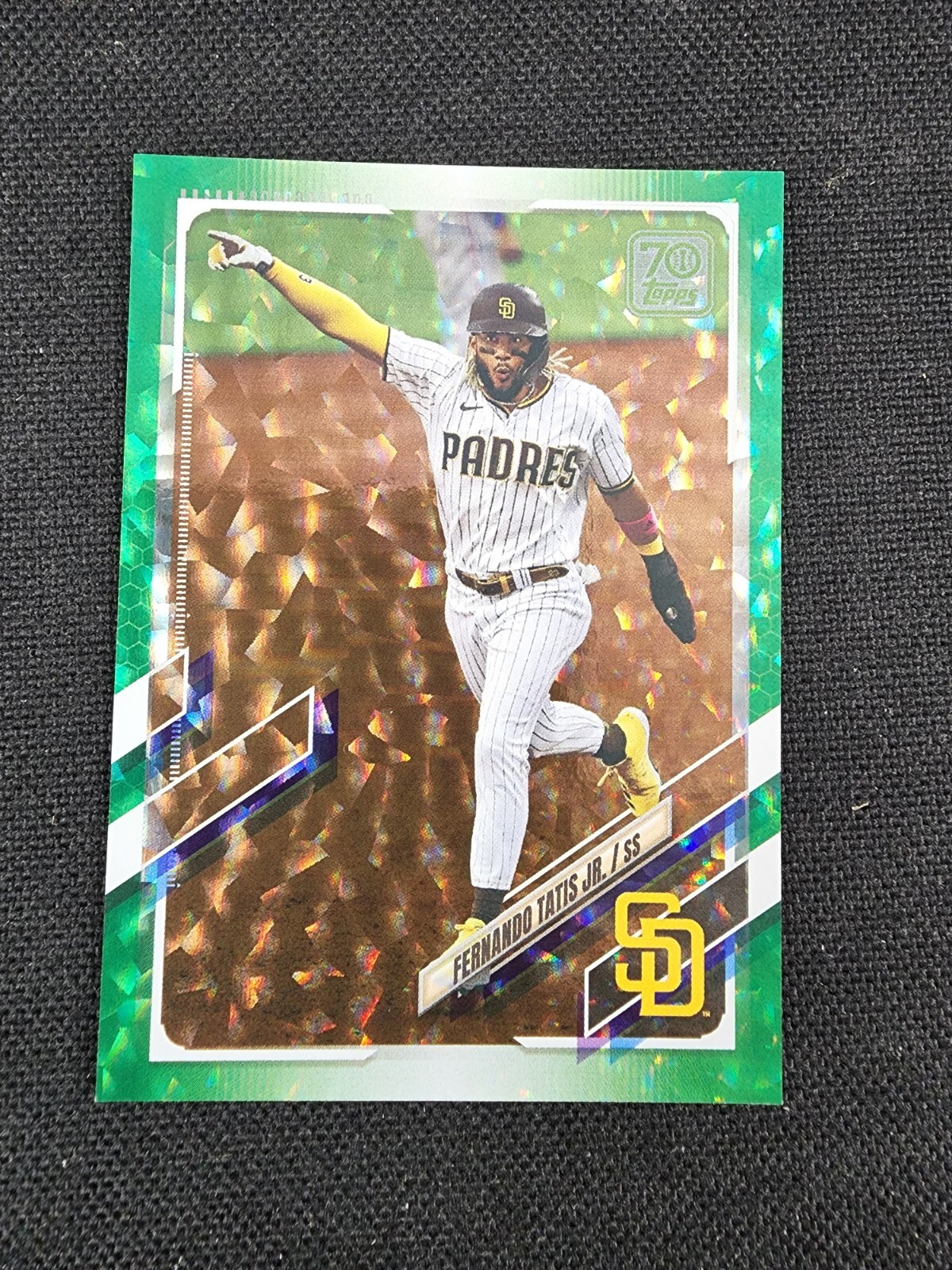 2021 Topps Green 298/499 Fernando Tatis Jr #1