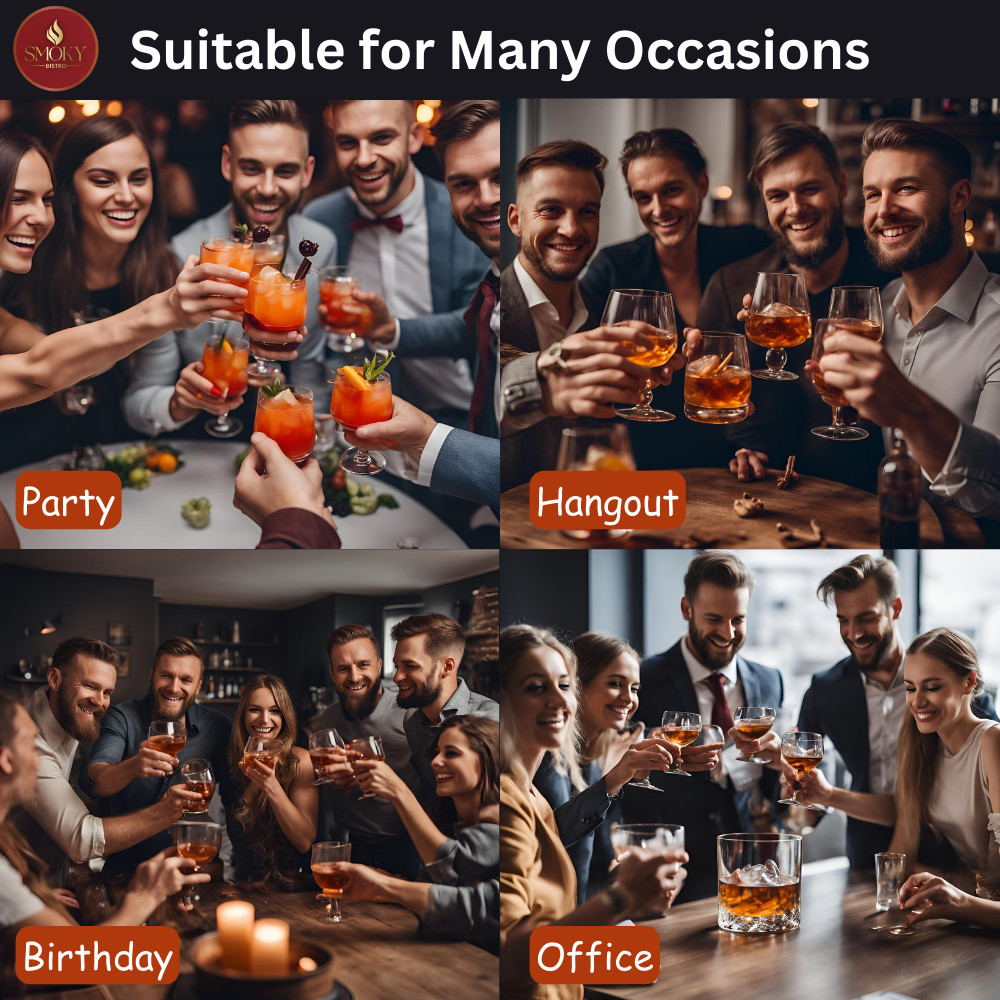 16 PCS Wholesale Cocktail Smoker Kit-  9 Wood Chip Flavors, Metal Torch, more..