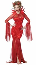 DEVILISH DIVA CALIFORNIA COSTUMES SEXY RED DEVIL DRESS HALLOWEEN ADULT SMALL 6-8