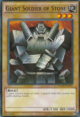 YUGIOH CARD  GIANT SOLDER OF STONE YGLD-ENA15