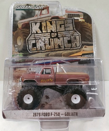 1/64 diecast Greenlight Kings of Crunch 1979 Ford F250 Goliath Monster truck 4x4 - Picture 2 of 9