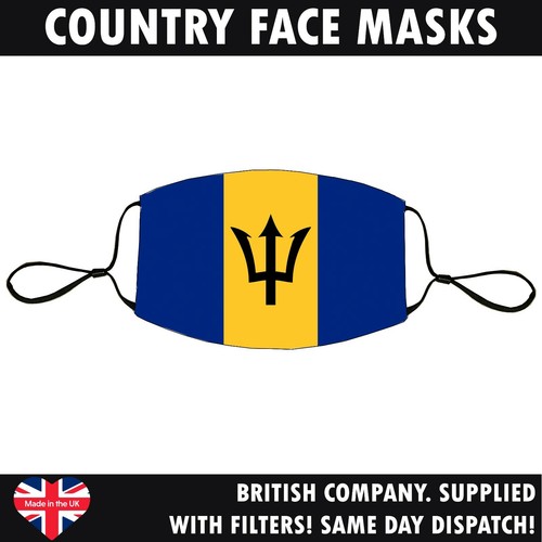 Lote de Máscara Facial Bandera Del País Reutilizable Lavable Transpirable Banderas Mundiales Hecho a Mano - Imagen 35 de 254