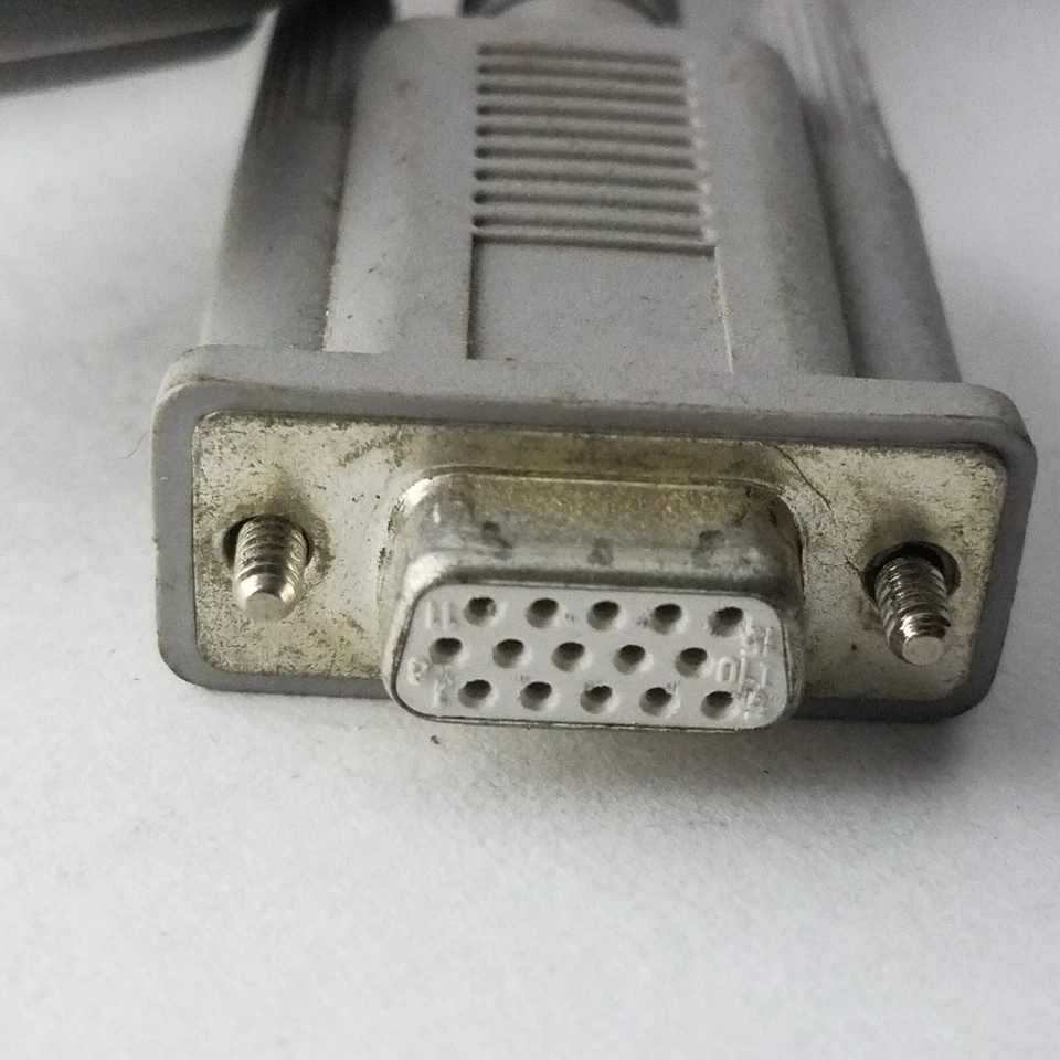 VGA 15-pin Extension Cable DB15 6 Ft Gray - Image 2 of 4