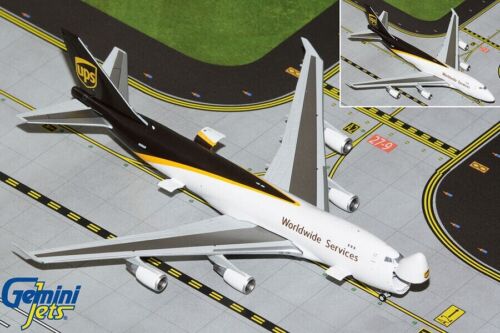 1:400 GeminiJets UPS BOEING 747-400F Airfreighter Diecast Aircraft Plane Model