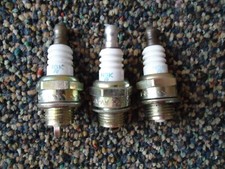 Lot Of 3 " NOS " NGK BPMR6A Spark Plugs " GREAT LOT "