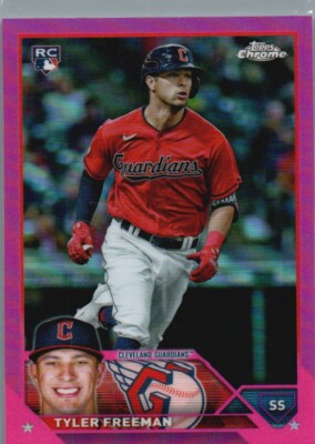 2023 Topps Chrome #16 Tyler Freeman Pink Refractor