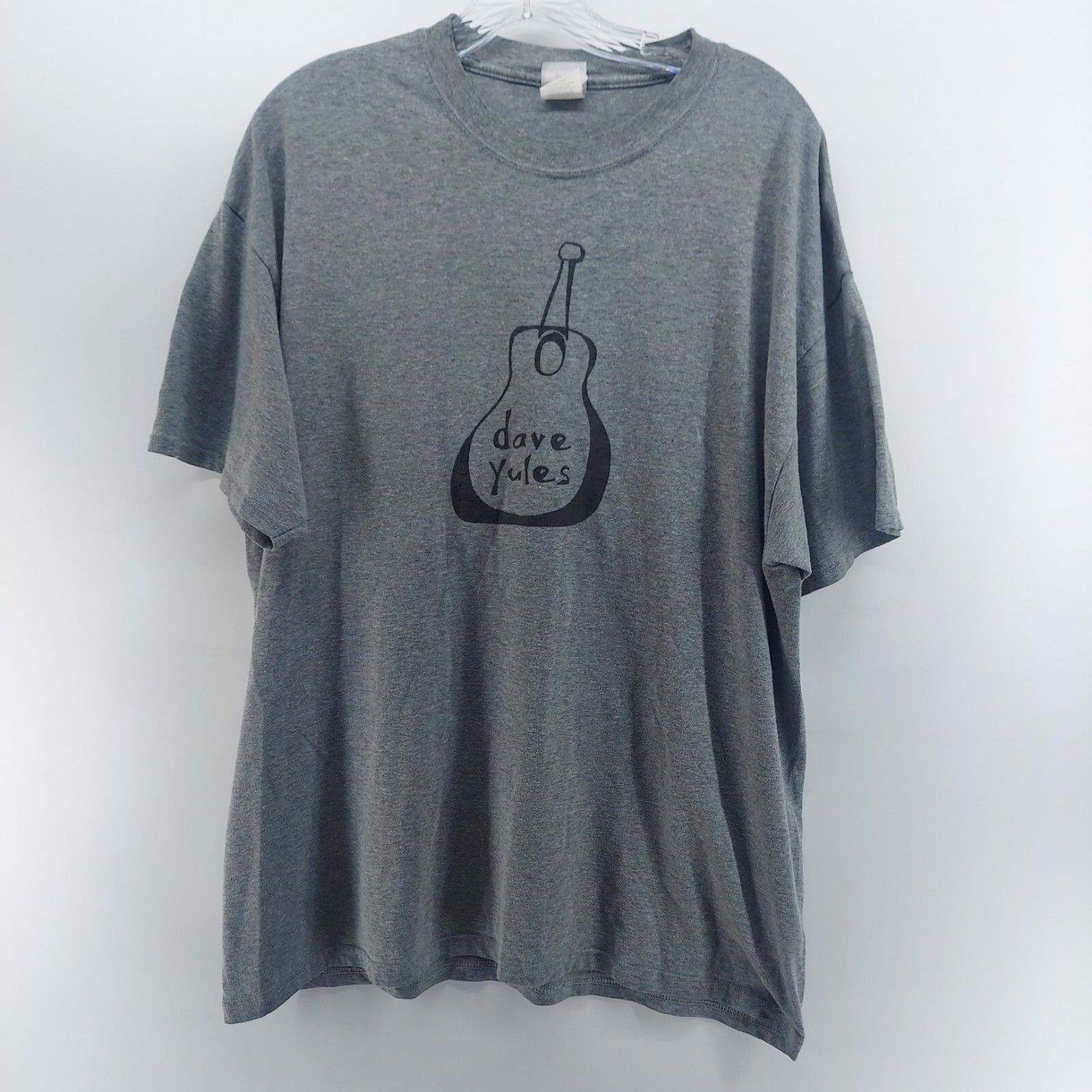 Hanes Beefy Gray Mens XL T-Shirt Cotton Blend Dave Jules