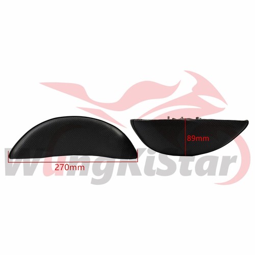 Motorcycle Seat Passenger Sissybar Pad Rear Backrest For Scooter Bicycle E-Bike - Picture 4 of 4