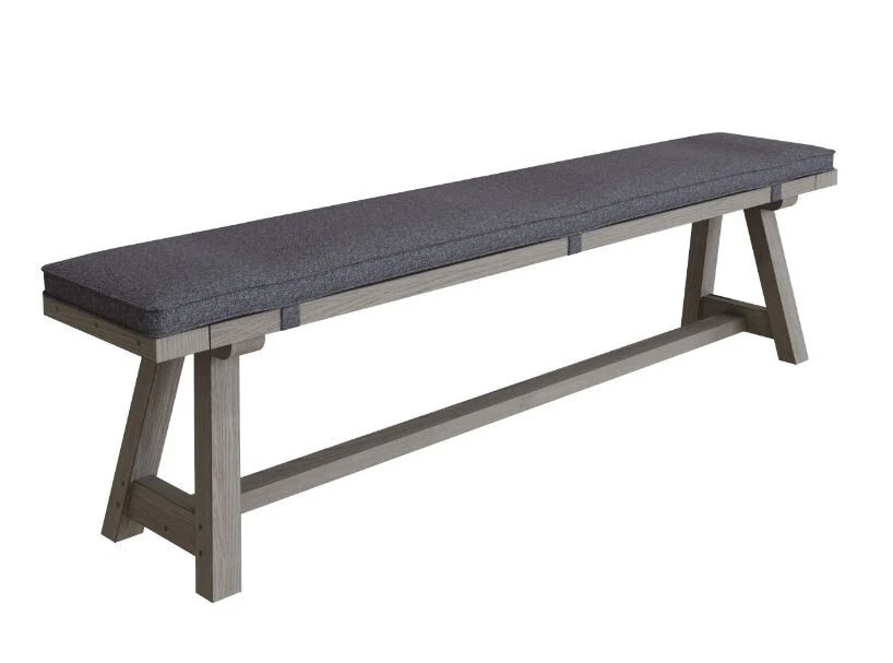 Oak dining 2024 bench with cushion