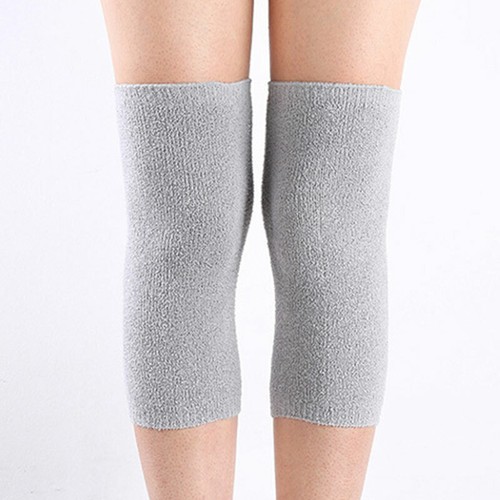 Knee Warmer Muscle Joint Care Compression Bandage Black/Grey Breathable Stretch↷ - Picture 3 of 16