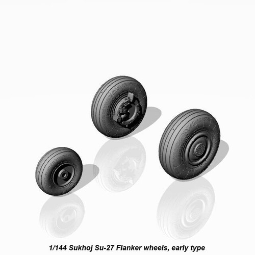 Armory Models AR AW14005 Scale 1/144 Sukhoj Su-27 Flanker wheels early type hubs - Bild 4 von 10