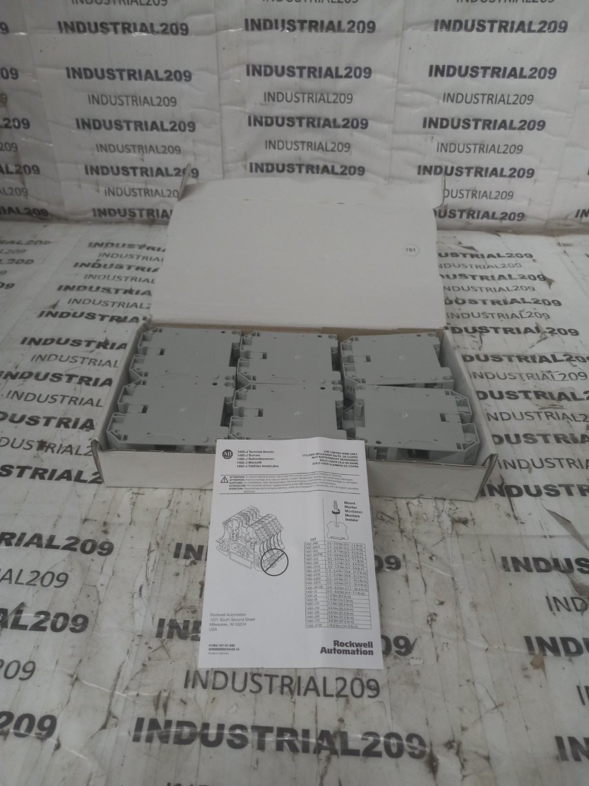 AB 1492-J70 TERMINAL BLOCKS