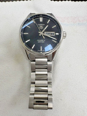 Factory Certified w/ Warranty TAG Heuer Carrera Men's Black Watch - WAR201A1