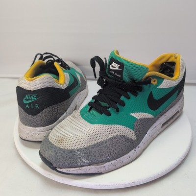 Nike Air Max 1 Ultra Moire Safari Green 819476-103 Men Size 13 Used DAMAGED RARE
