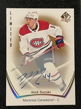 2021/22 SP Authentic Nick Suzuki Limited Autograph