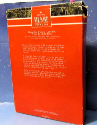 Hallmark The Night Before Christmas Tin House - Picture 2 of 6