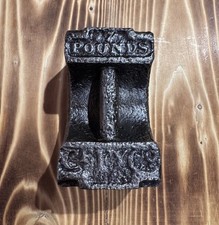 Vintage CfFyco Cast Iron 7 LB Weight, Door Stop Book End Home Decor