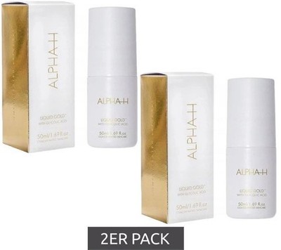 ALPHA-H Liquid (2x 50ml) Doppelpack Gold Peeling-Behandlung mit Glykolsäure
