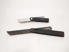 Vtg Lot of 2 Sliding T - Bevel Squares Stanley 46-825 & Brass / Wood