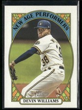 2021 Topps Heritage #NAP-19 Devin Williams New Age Performers