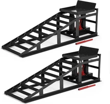 Hydraulic Car Ramps 5Ton 12000Lbs High Lift Service Automotive Car Lift Ramp US