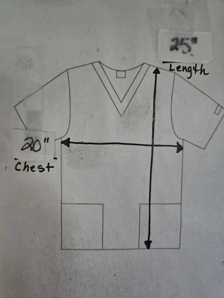 UA скрабы скраб верхний размер XS-Aqua/дыня/коричневый цветочный груди 20»/L 25» - Изображение 4 из 4