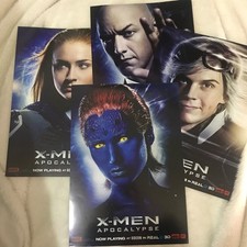 X-Men Apocalypse 2016 - 4x A3 Posters (Odeon)