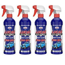 Lucas Oil 10160 Fast Easy Slick Mist Speed Wax Gloss Intensifier 24 oz 4 Packs