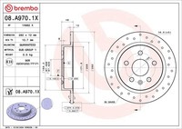 Brembo Bremsscheiben Voll Hinten FüR Saab 9-5 Chevrolet Malibu Insignia A G09