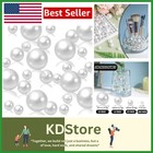 200PCS Pure White Pearl Vase Fillers – Elegant Decor & Makeup Organizer