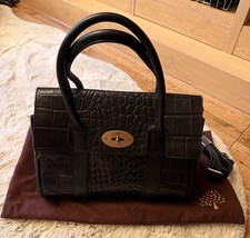 Mulberry Bayswater Croc (black)