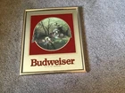 Vtg Budweiser King Of Beers 1992 Crappie Fish Mirror Picture Bar Sign 14 x 17