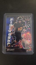 2025 Prizm Black FOTL Sam Leavitt  Fireworks /125 Blue Cracked Ice