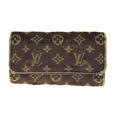 Vintage Louis Vuitton 4 Key Holder Mini Lin Authentic 2006 Made in France