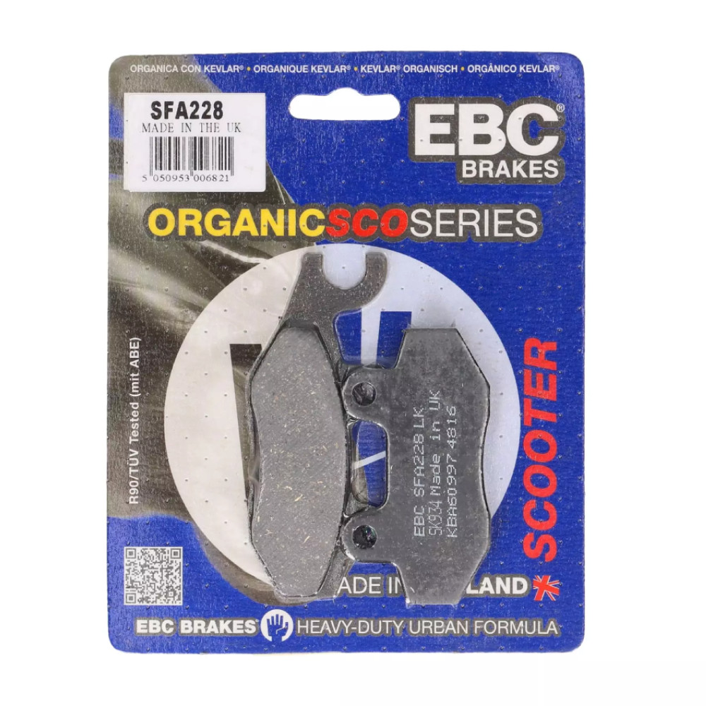 Fits Kymco Yup 50 2002 -2009 EBC FRONT Organic Disc Brake Pads SFA228