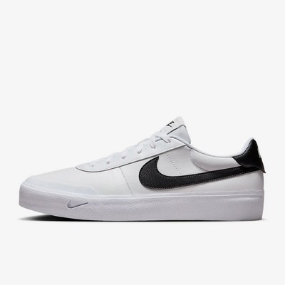 Nike Unisex Schuhe Court Shot - 104 (Weiß/Schwarz)