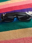 VALENTINO V-SETTE VLS166 Black VLS 166A Gold Logo Sunglasses Authentic — photo 2