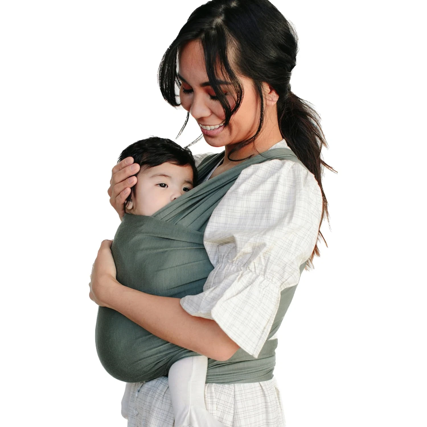 Buttery-Soft Baby Carrier Wrap for Newborns to Toddlers, Lightweight & Breathabl