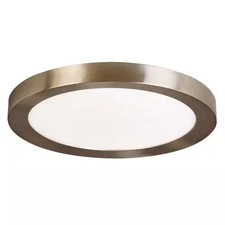 NEW Home Decorators Collection Calloway 19 in. Brushed Nickel Selectable LED Flu